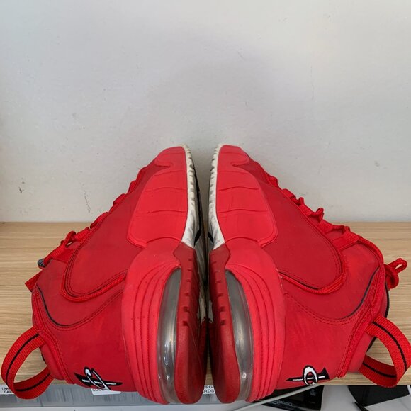 Nike Air Max Penny 1 University Red White 2014 Mens Size 10.5 685153-600 - Picture 4 of 6